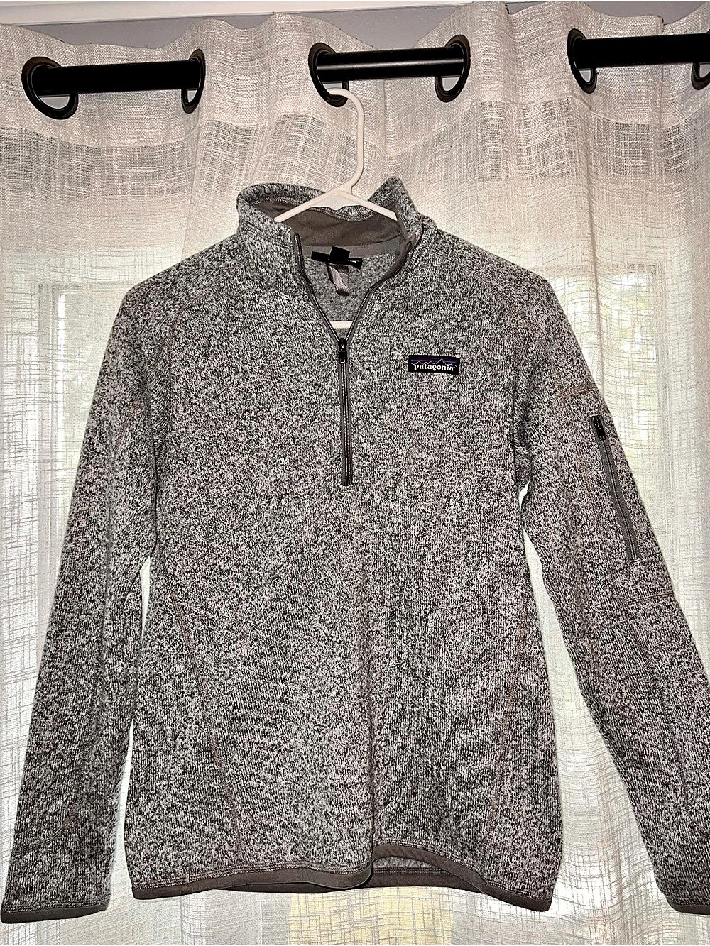 Patagonia Women's Better Sweater Quarter-Zip Fleece Gray